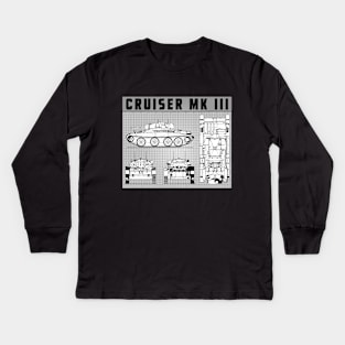 CRUISER WW2 TANK Kids Long Sleeve T-Shirt